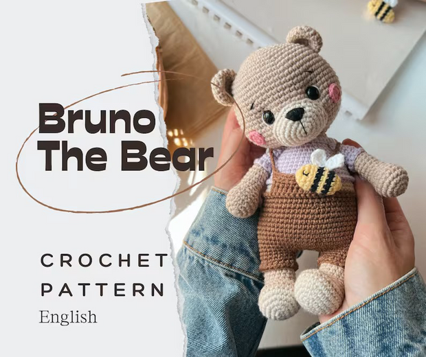 Bruno The Bear crochet pattern