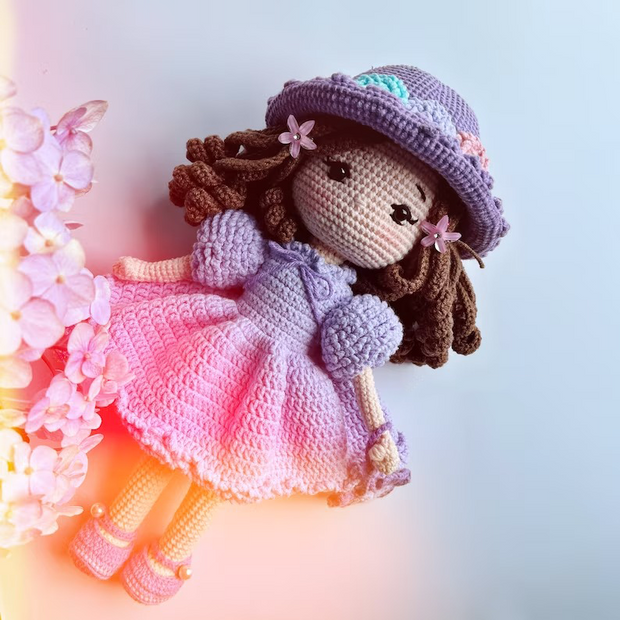 Crochet Pattern doll Emma