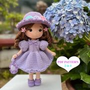 Crochet Pattern doll Emma