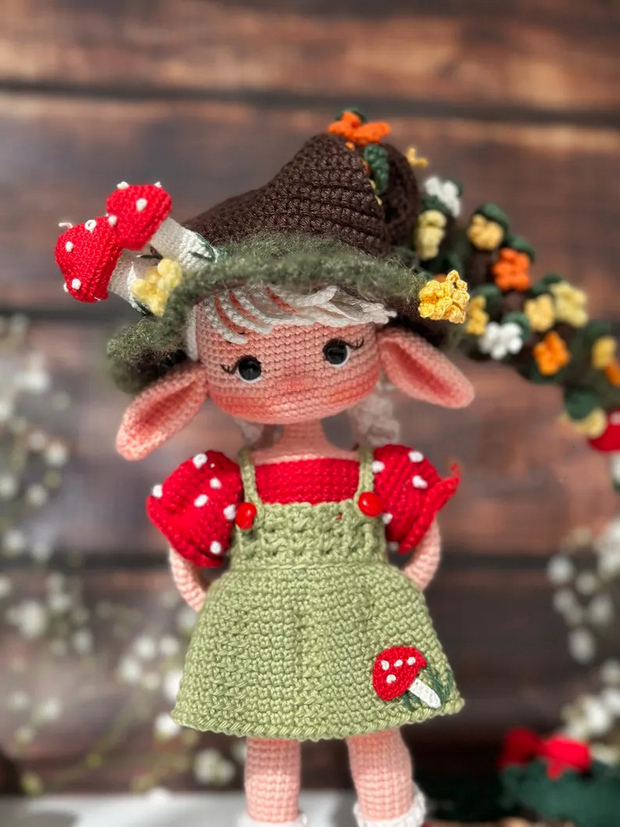Amigurumi Pattern ELF Alder& Alin Doll Crochet