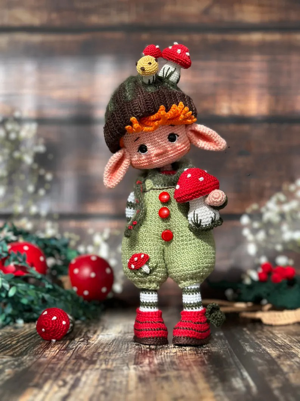 Amigurumi Pattern ELF Alder& Alin Doll Crochet