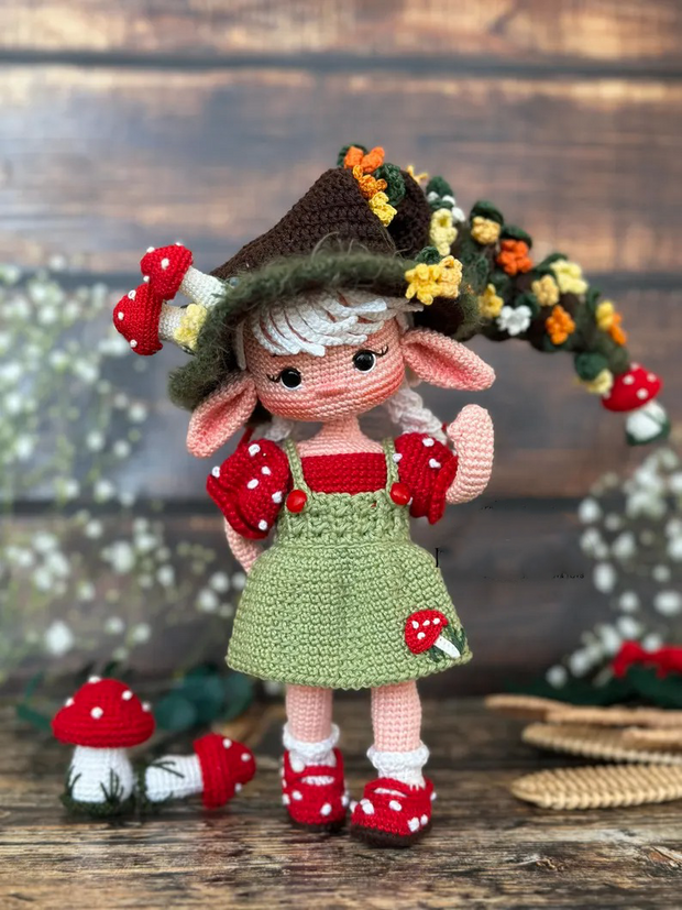 Amigurumi Pattern ELF Alder& Alin Doll Crochet