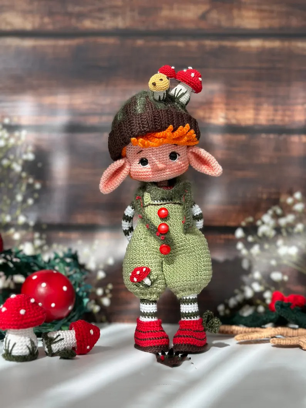 Amigurumi Pattern ELF Alder& Alin Doll Crochet