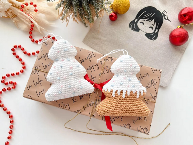 Crochet Gingerbread Ornaments