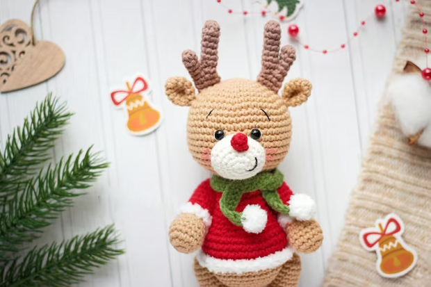 CROCHET PATTERN deer amigurumi