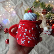 Christmas Crochet Amigurumi pattern Set 5 in 1 Mugs