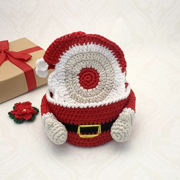 Crochet pattern Santa Coaster with Basket