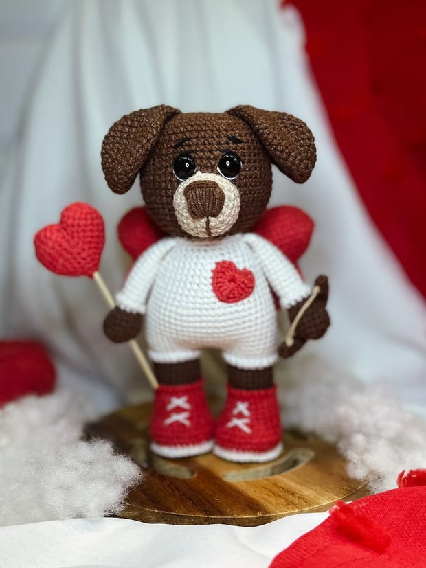 Valentines Puppy Crochet Pttern