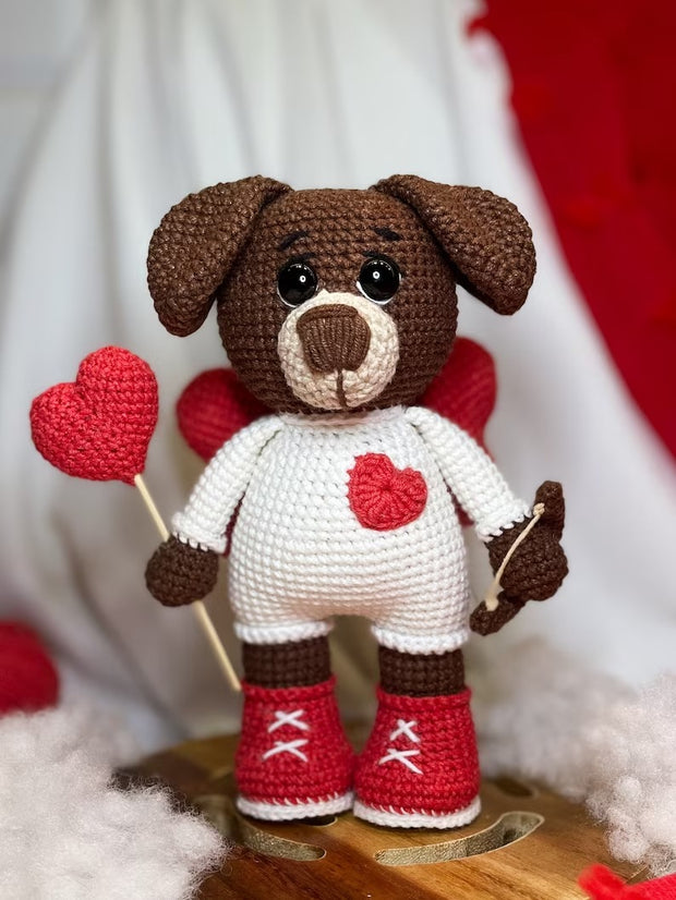 Valentines Puppy Crochet Pttern