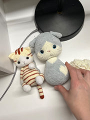 SET 2 in 1 crochet cats PATTERN