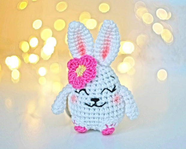 Easter egg keychain crochet pattern set 3 in 1