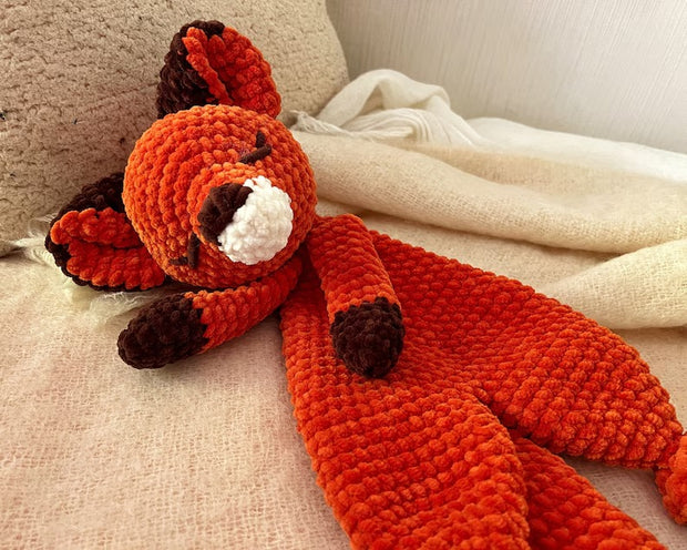 FOX Snuggler Plush Lovey Crochet pattern