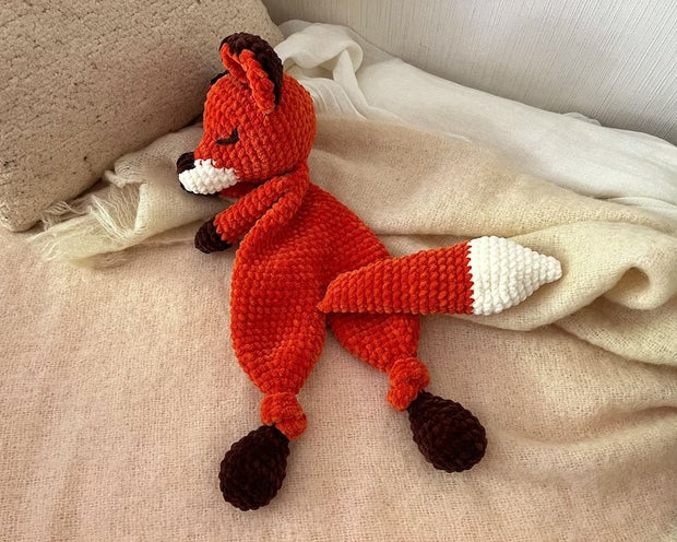 FOX Snuggler Plush Lovey Crochet pattern