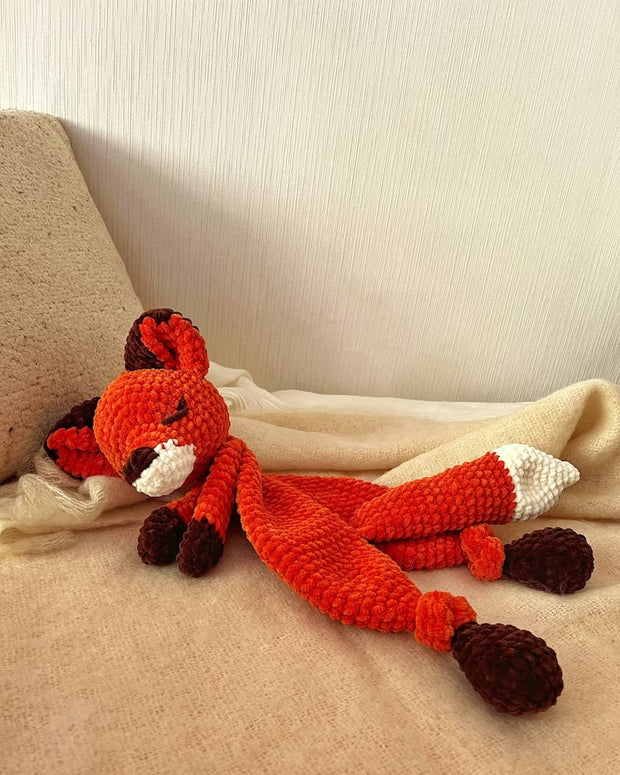 FOX Snuggler Plush Lovey Crochet pattern