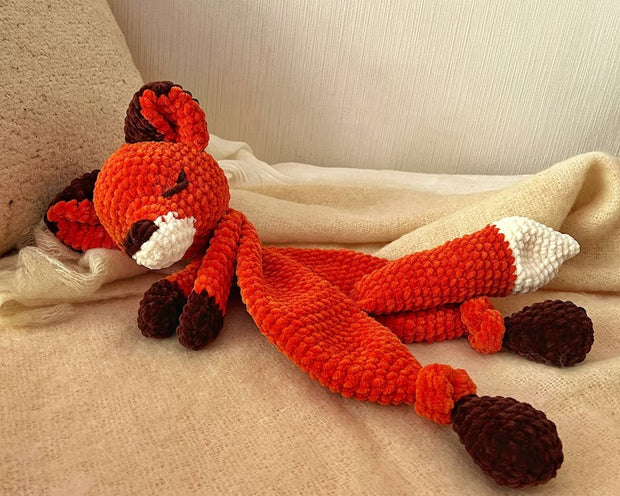 FOX Snuggler Plush Lovey Crochet pattern