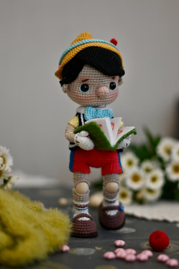 Crochet pattern for Pinocchio