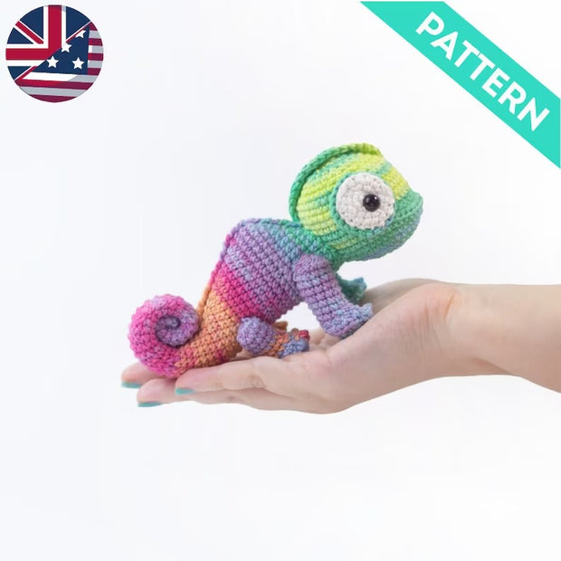 Chameleon Amigurumi Crochet PATTERN