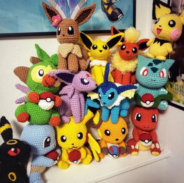 24 in 1 Pokemon Crochet Pattern PDF Bundle