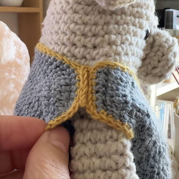 Crochet Pattern, Grandpa Slipover for Chunky Benji