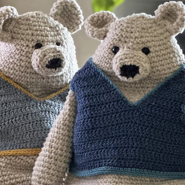 Crochet Pattern, Grandpa Slipover for Chunky Benji
