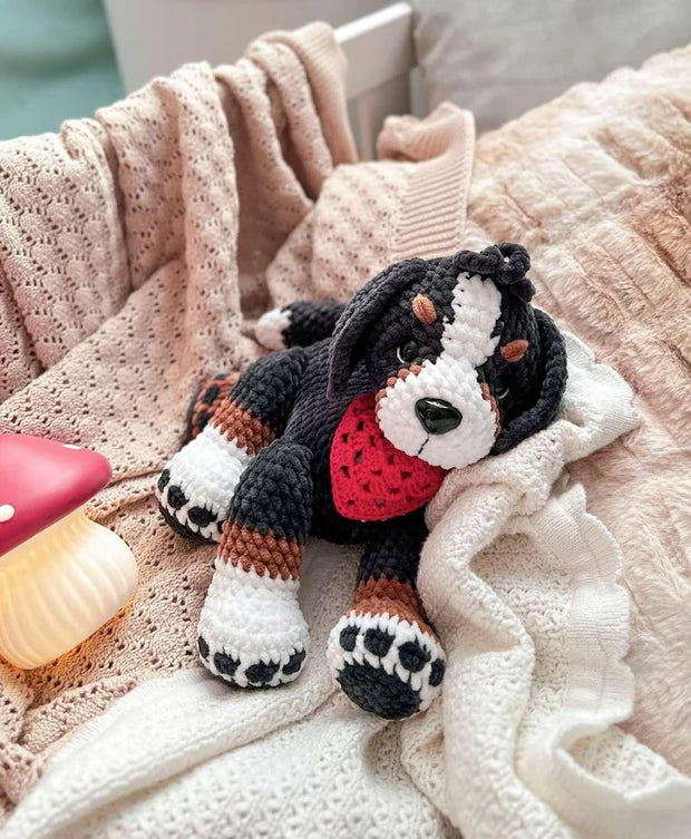 Bernese Mountain Dog Crochet Pattern