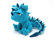 amigurumi crochet pattern, dragon