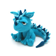 amigurumi crochet pattern, dragon