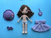 Crochet Pattern doll Emma