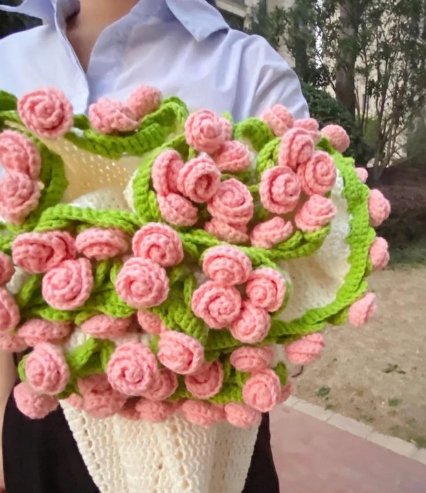 2-in-1 VIRAL Blanket Flower Bouquet Crochet Pattern