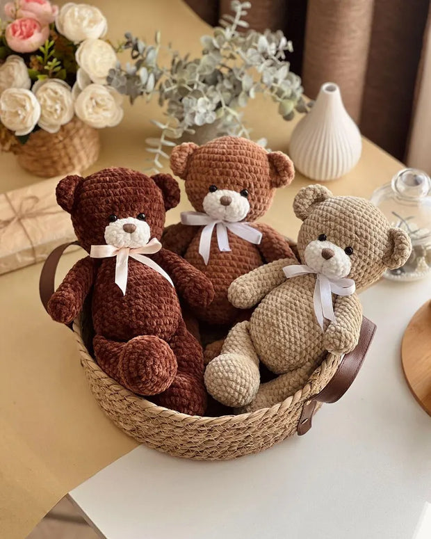 Teddy bear crochet pattern Amigurumi