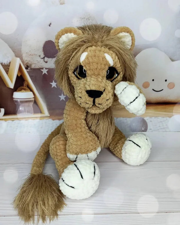 2-in-1 Lion Pride and Baby Lion Crochet Pattern