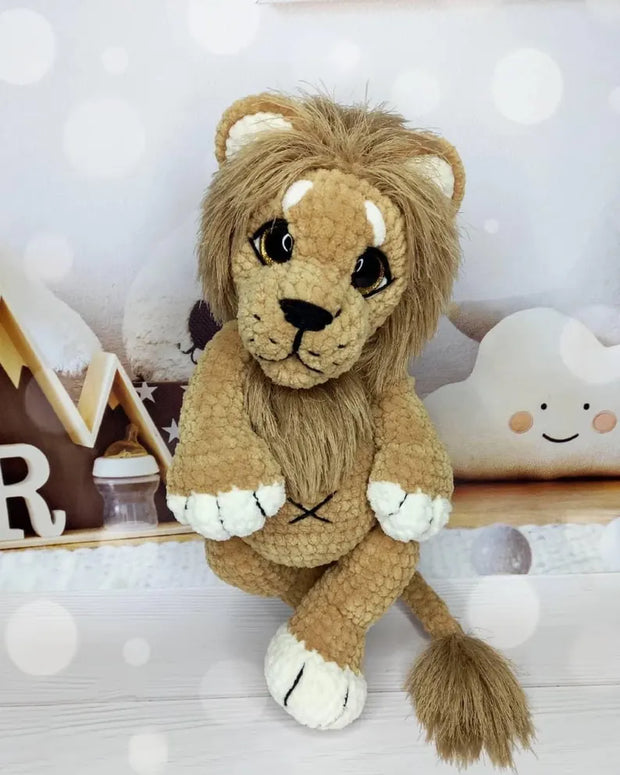2-in-1 Lion Pride and Baby Lion Crochet Pattern