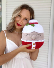 Santa & Mrs. Claus Crochet Pillow Pattern