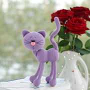 Crochet Pattern cat St Valentine day gift idea