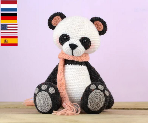 Crochet Pattern -  Panda Bear