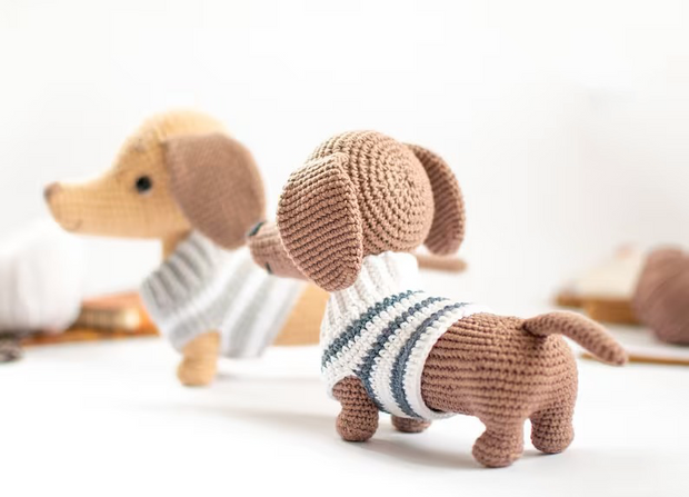 Crochet pattern Dachshund Dog