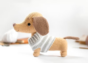 Crochet pattern Dachshund Dog