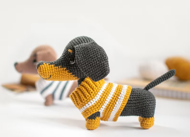 Crochet pattern Dachshund Dog