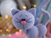 Crochet Pattern cat St Valentine day gift idea