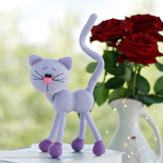 Crochet Pattern cat St Valentine day gift idea